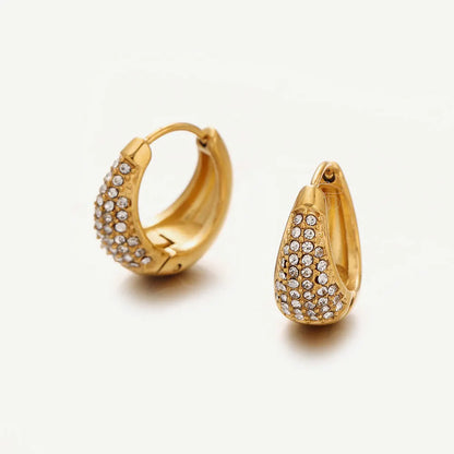 Amora Hoop Earrings - 18K Gold Plated