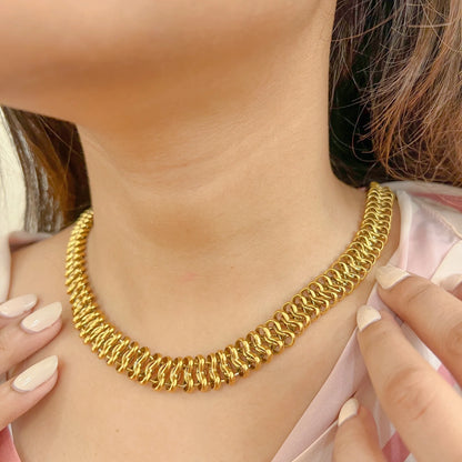 Spiral Luxe Necklace - 18K Gold Plated