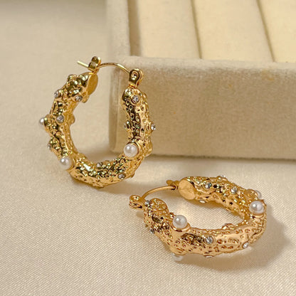 Crave Hoops Earrings - 18K Gold Plated