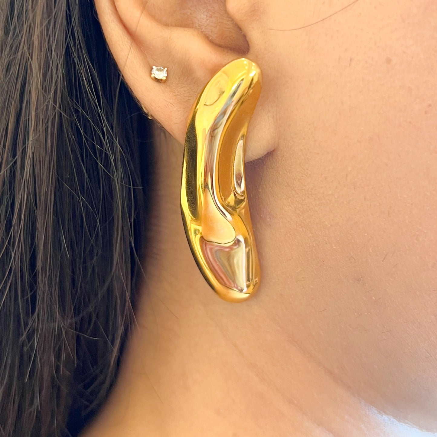 Dazzle Drop Earrings - 18K Gold Plated