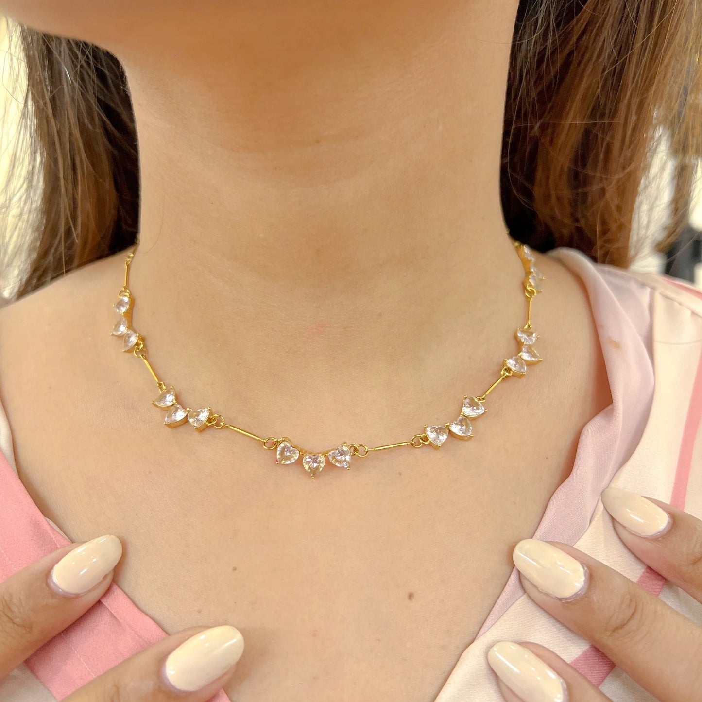 Tied Hearts Necklace