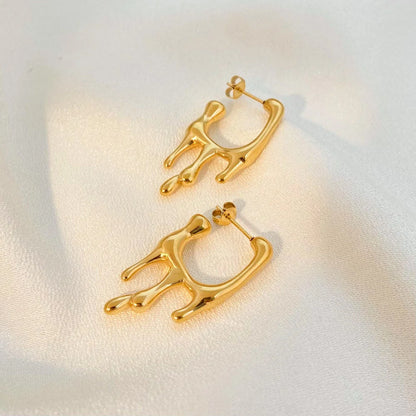 Dusk Drop Earrings - 18K Gold Plated